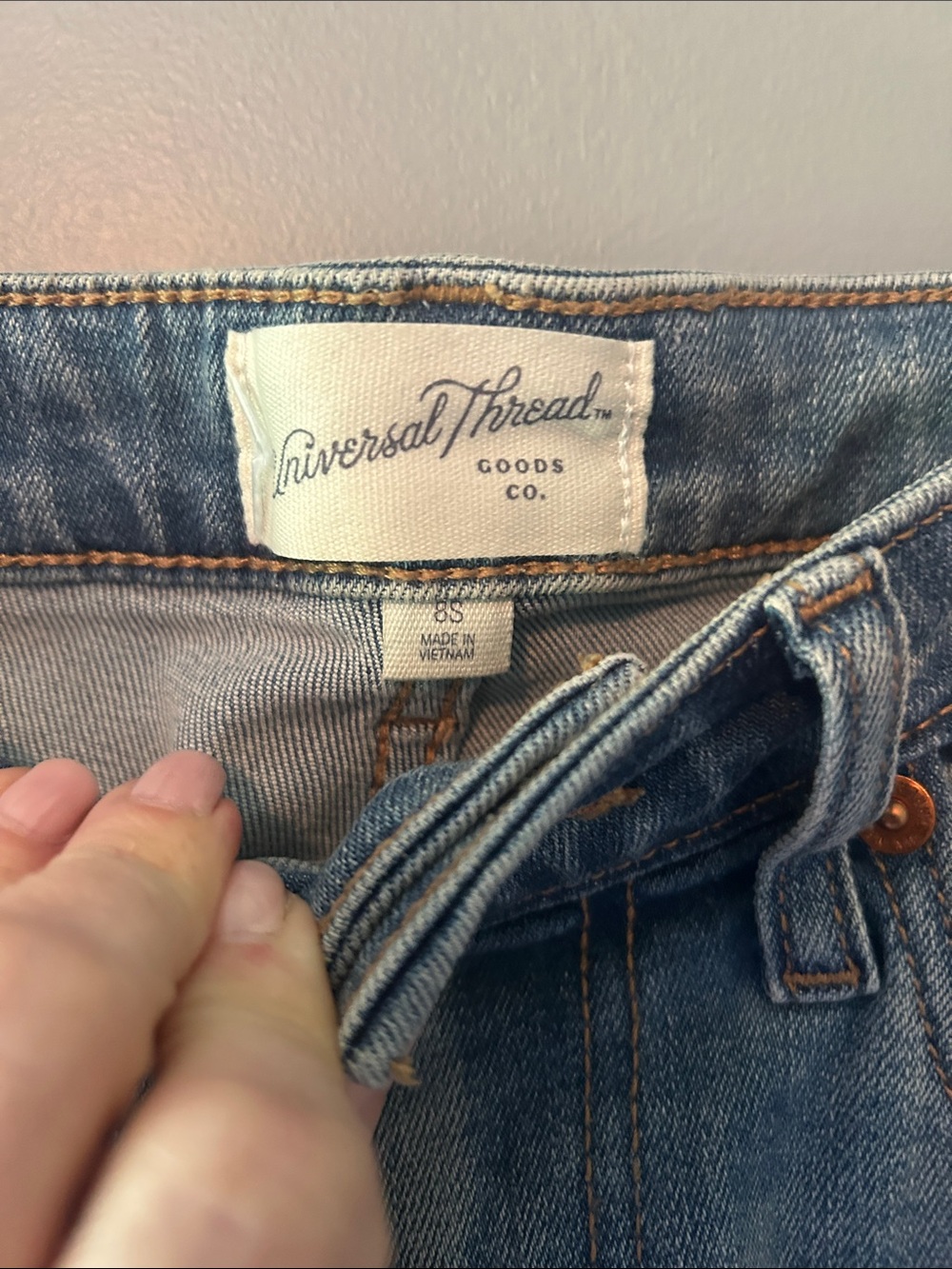 Universal Thread Medium Blue Flared Wide-Leg Jeans - Picture 4 of 6
